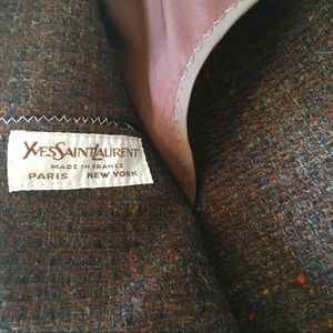 YVES SAINT LAURENT VINTAGE WOOL BLAZER